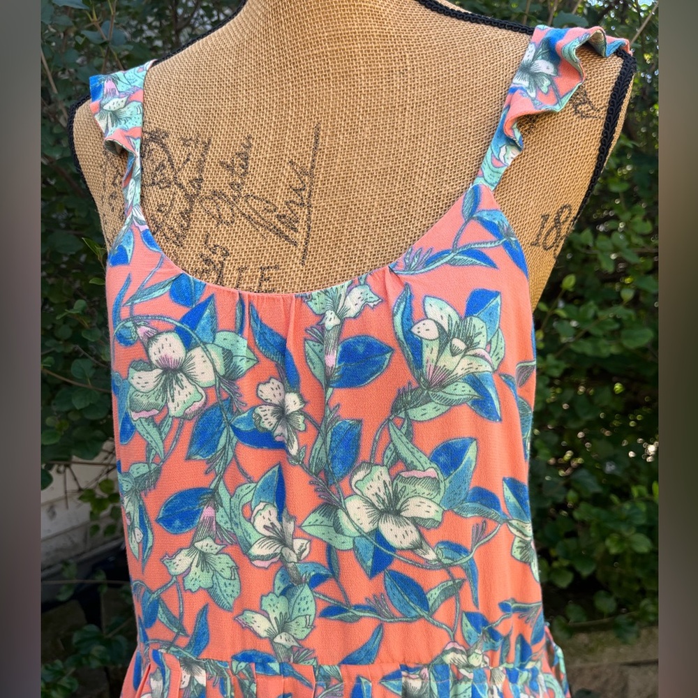 Free People Dear You Mini Sun Dress Floral Boho Backless Size XS - Picture 4 of 13